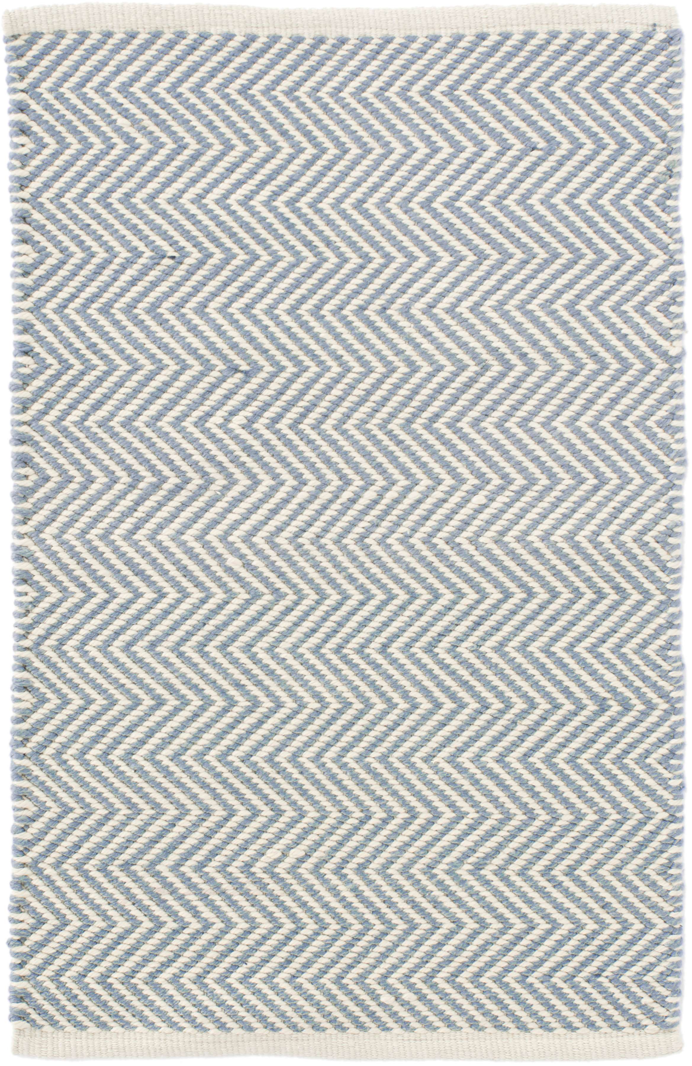 Arlington Swedish Blue/Ivory Indoor/Outdoor Rug Dash & Albert
