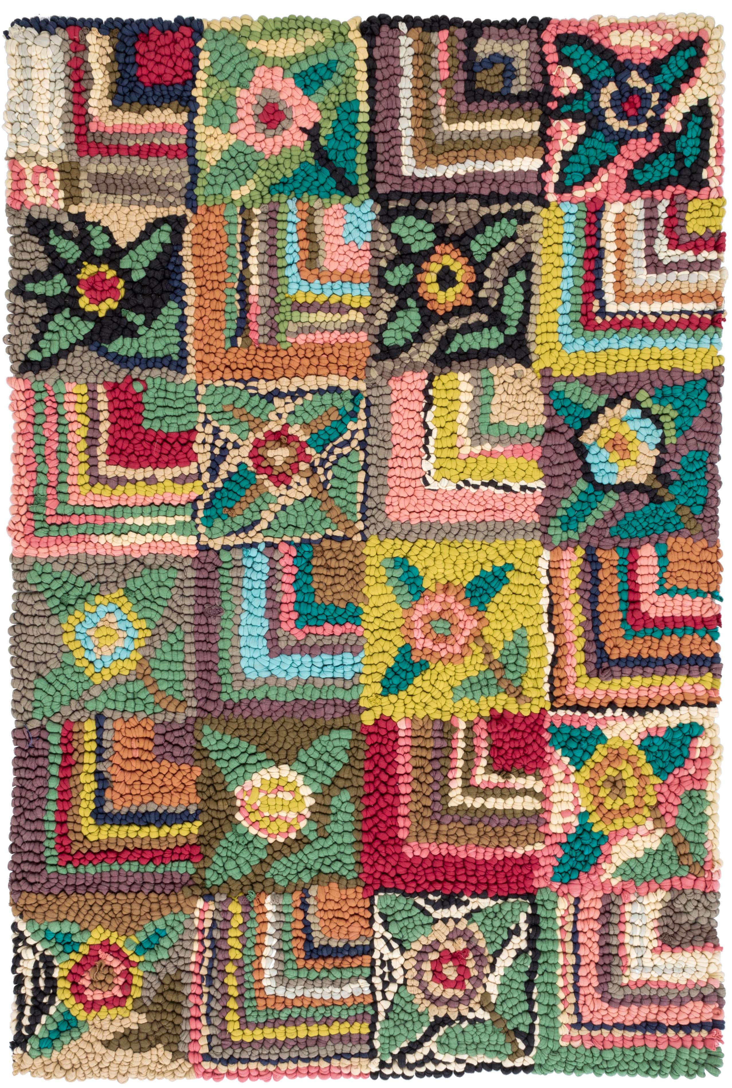 Gypsy Rose Cotton Hooked Rug Dash & Albert