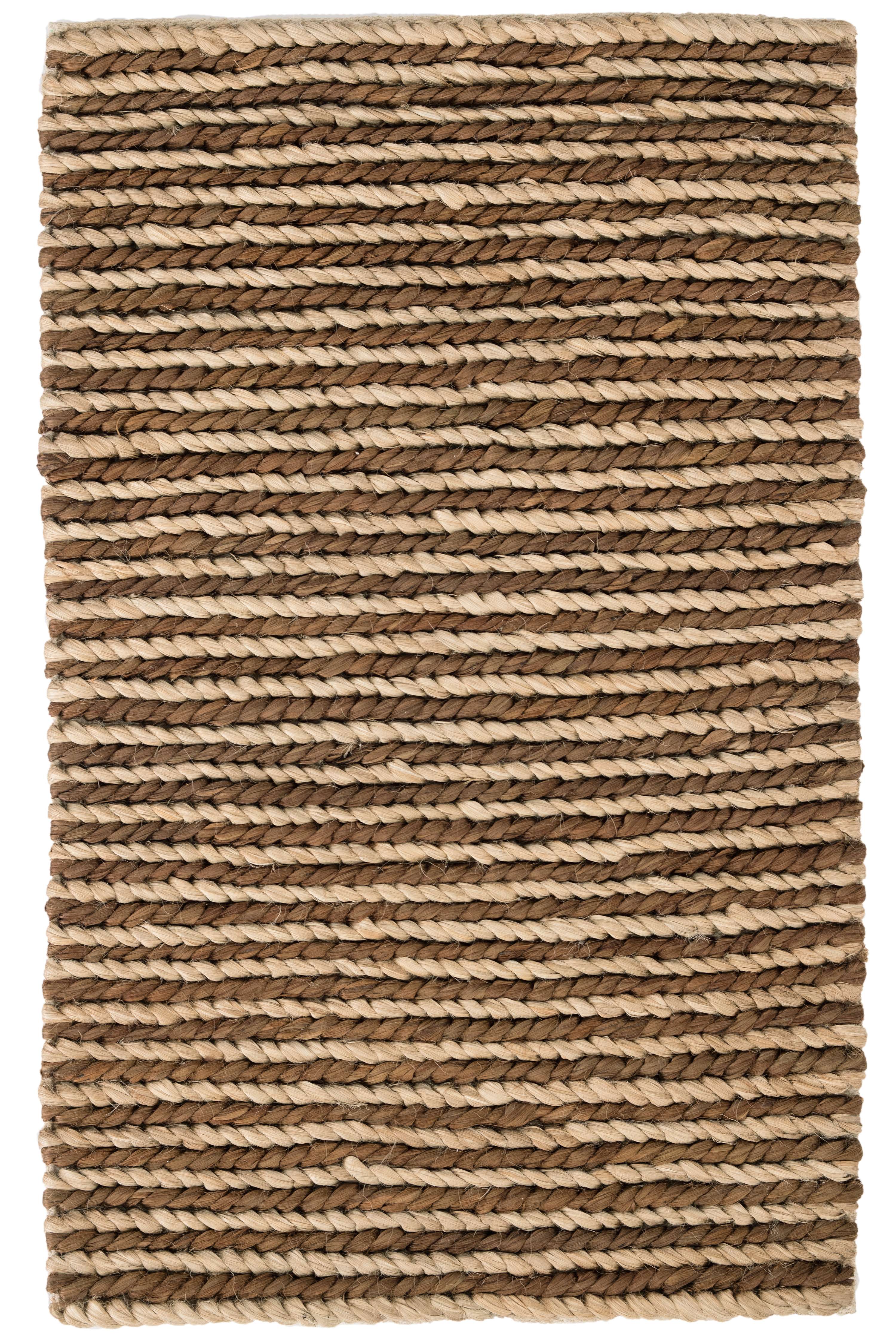 Jute Woven TwoTone Natural/Charcoal Rug Dash & Albert