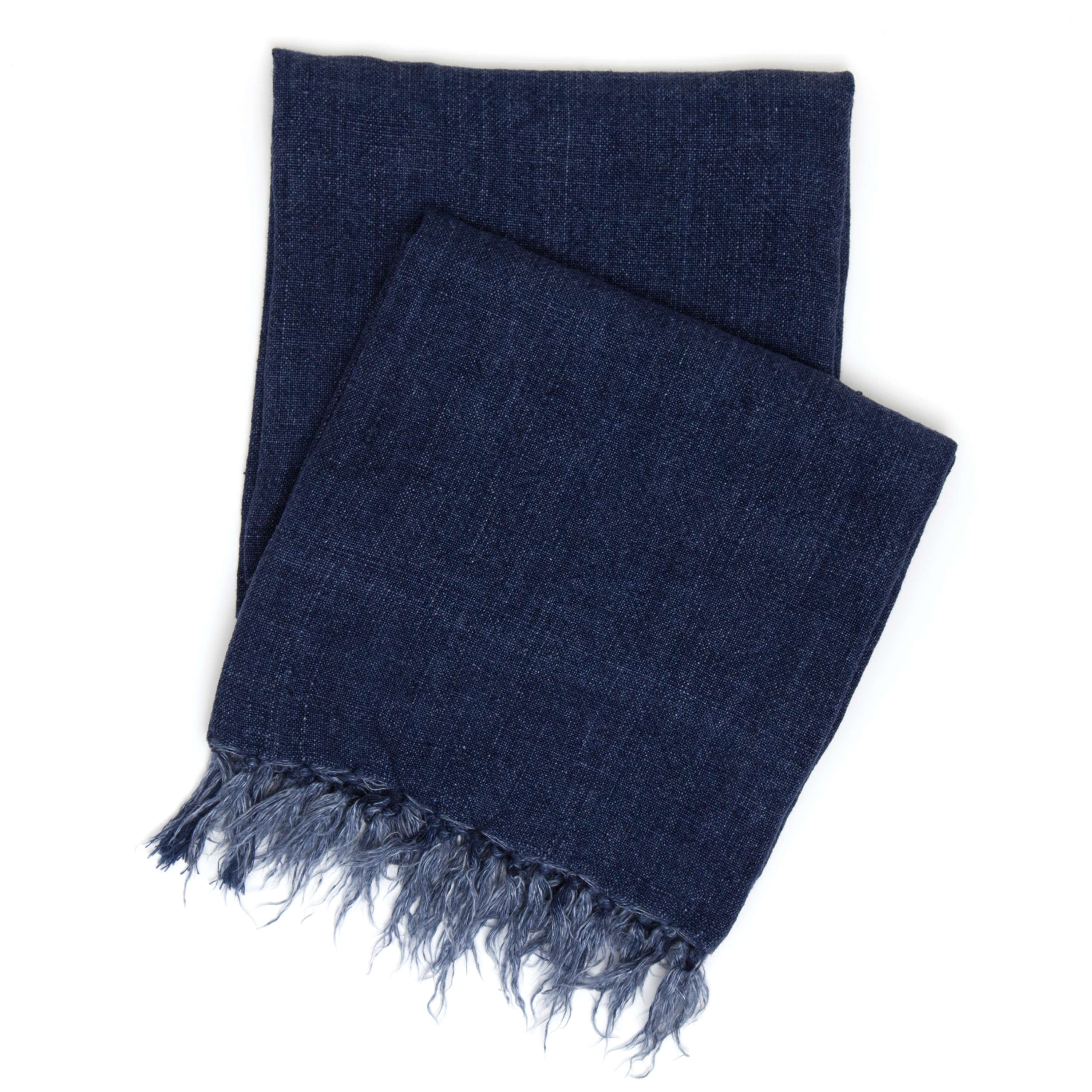 indigo throw