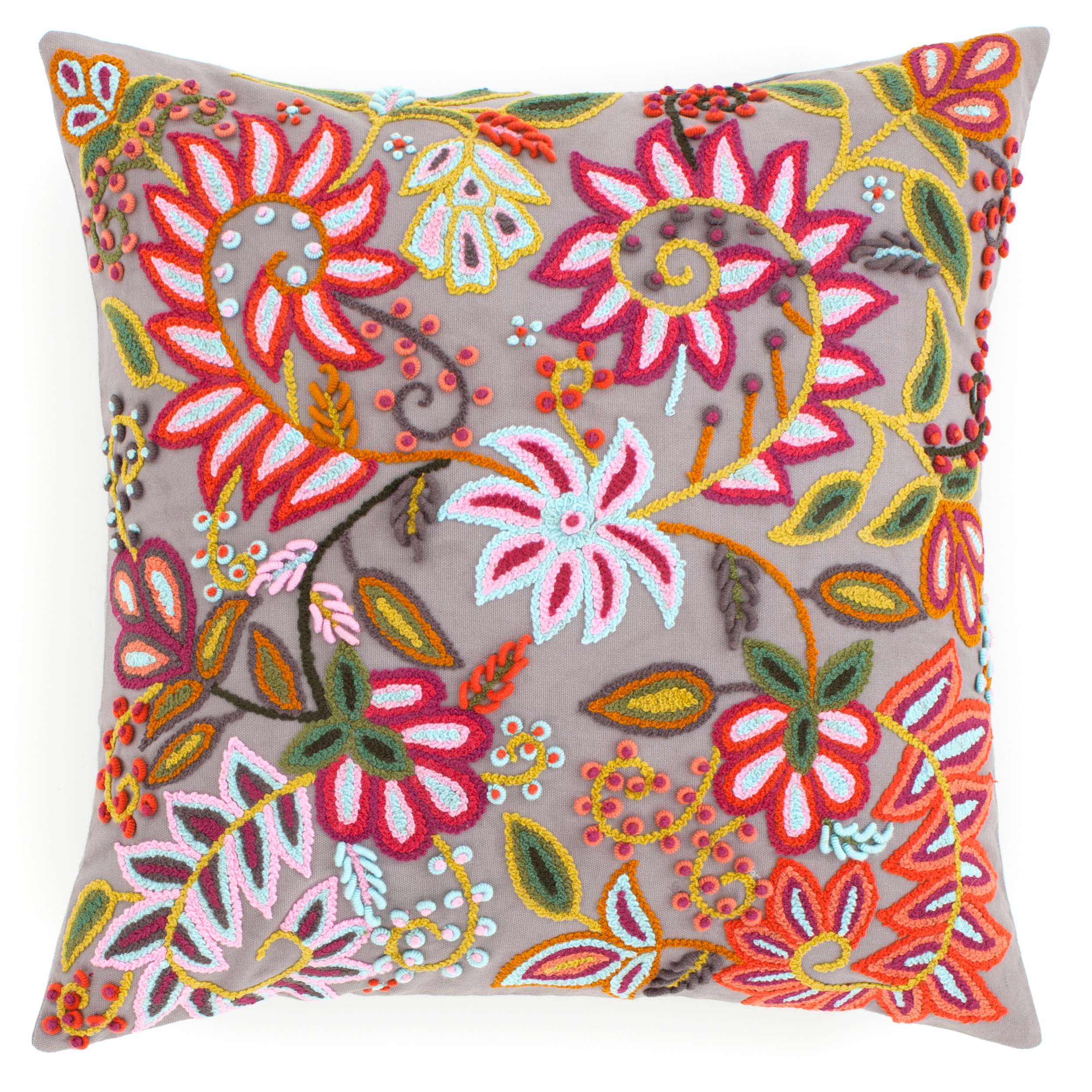 Lima Grey Decorative Pillow The Outlet