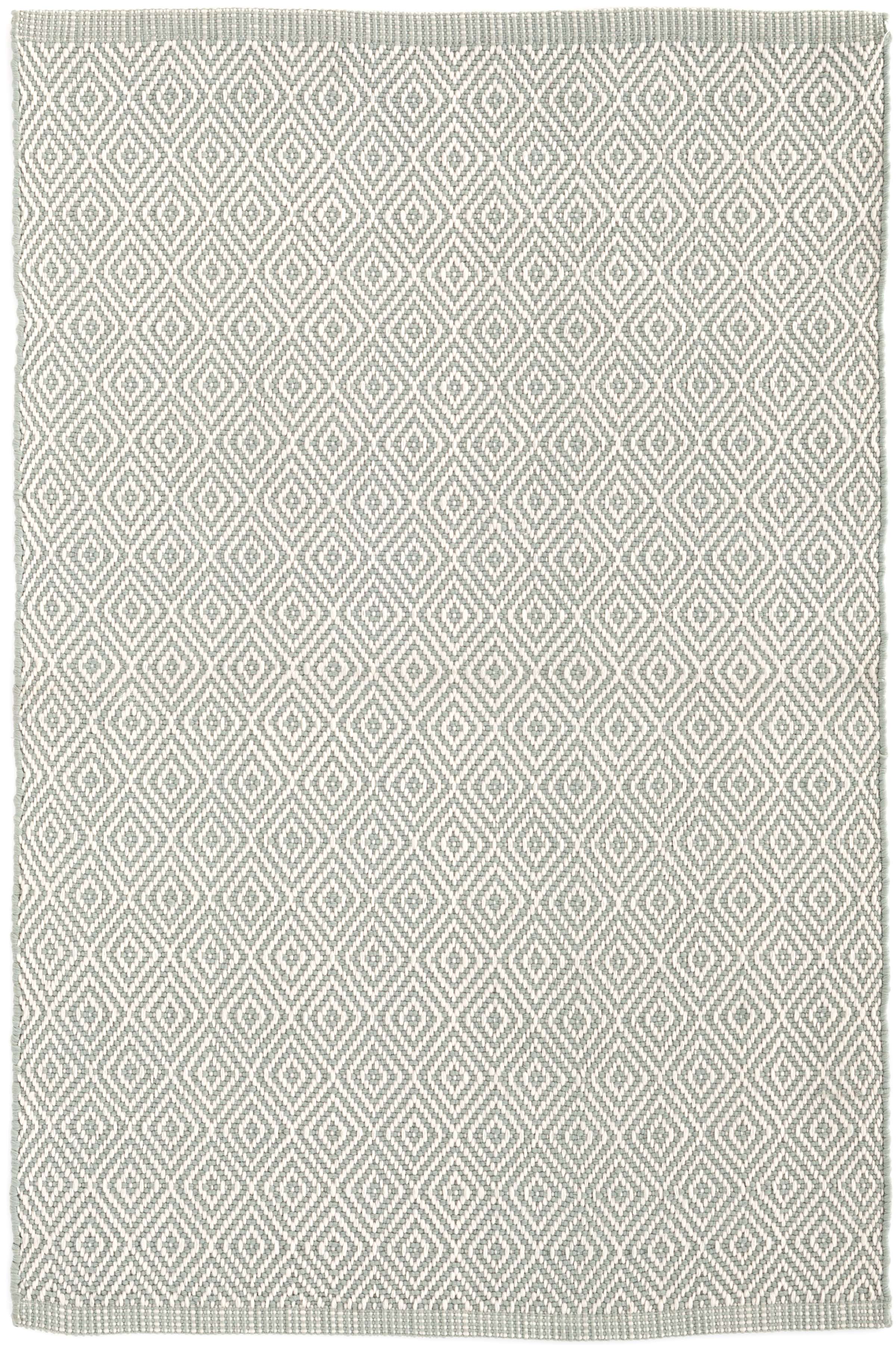 Petit Diamond Light Blue/Ivory Indoor/Outdoor Rug Dash & Albert