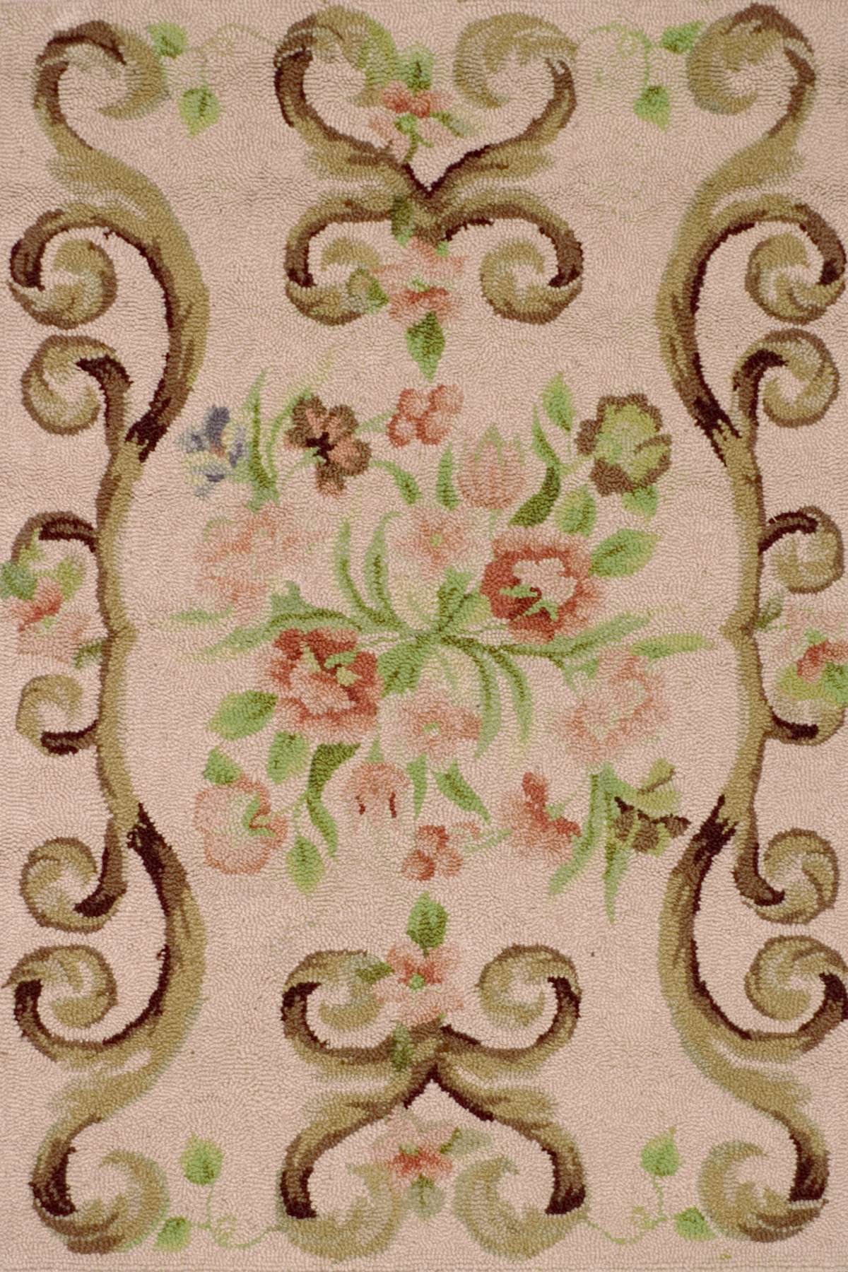 Siena Rose Wool Micro Hooked Rug Dash & Albert