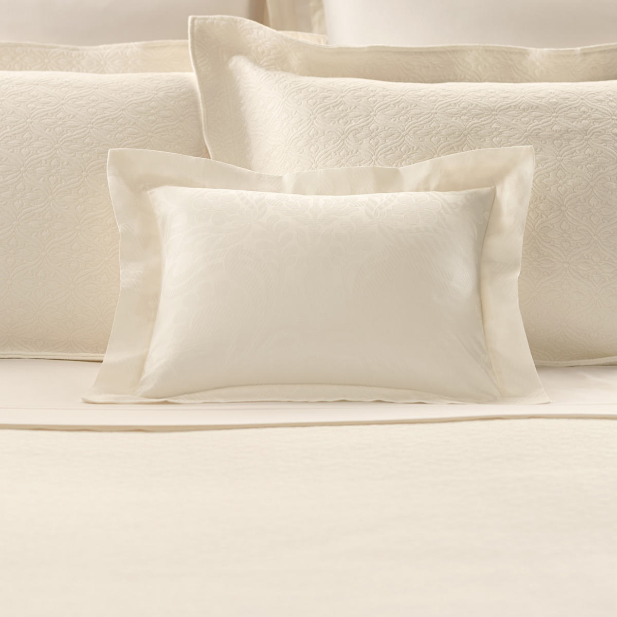 Sophia Ivory Decorative Pillow Luxe