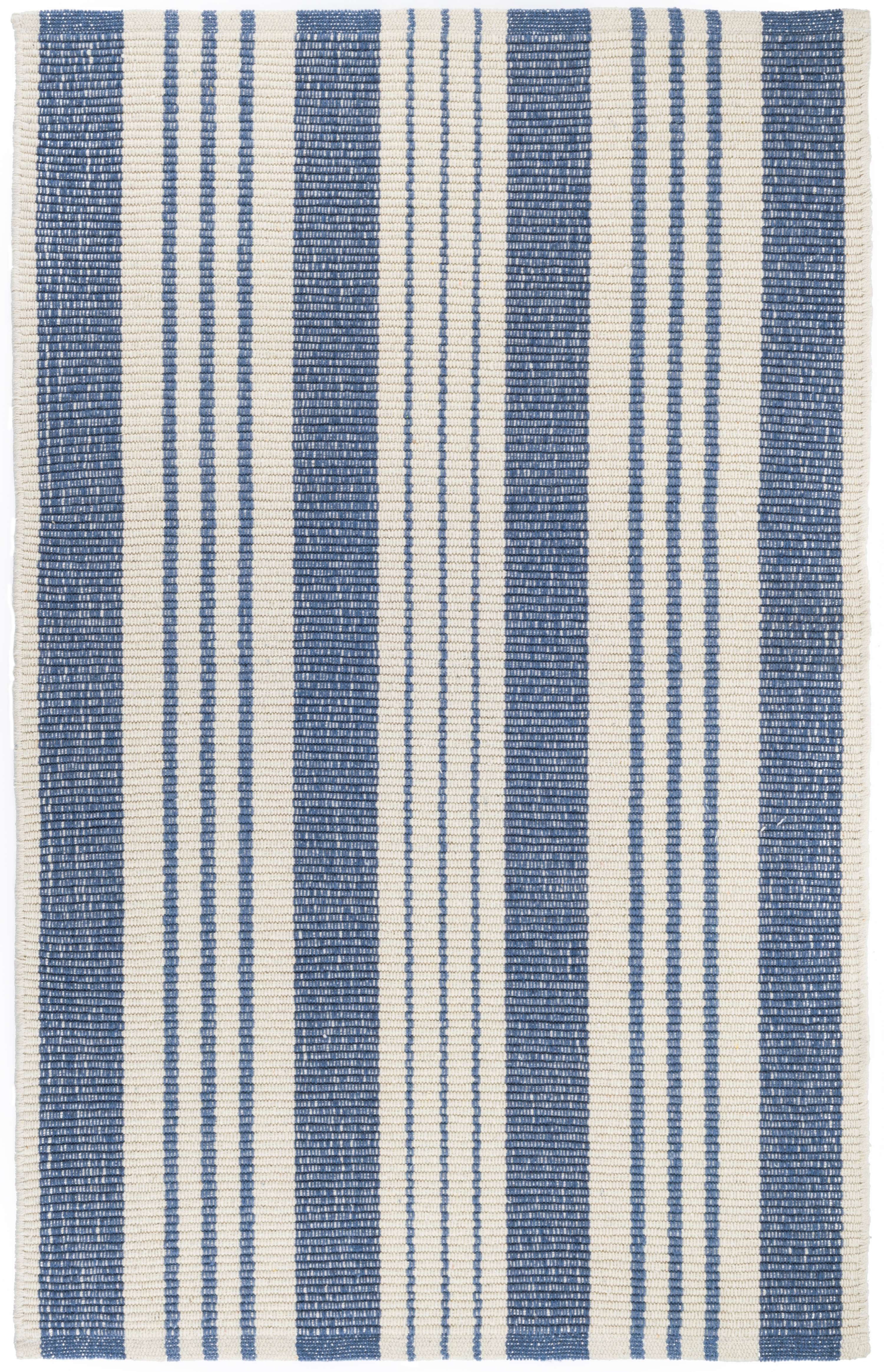 Staffordshire Stripe Woven Cotton Rug Dash & Albert