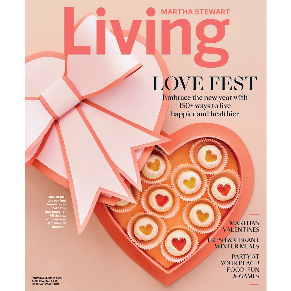 Martha Stewart Living Magazine January February 2020