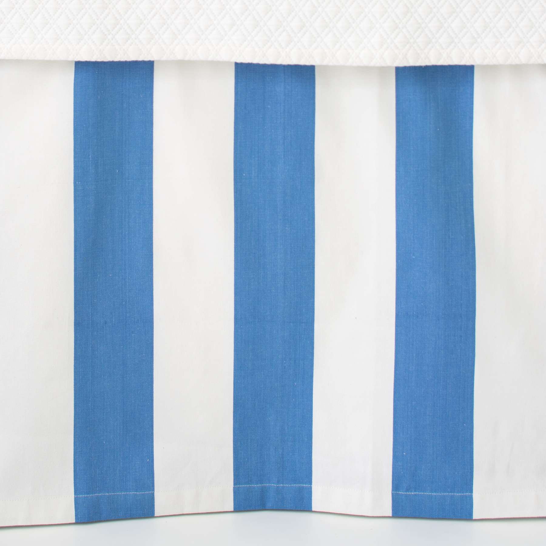 Alex French Blue Paneled Bed Skirt The Outlet