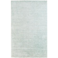 Alloy Pearl Blue Loom Knotted Bamboo Rug