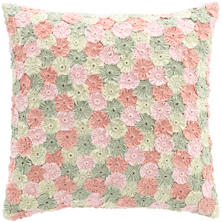 Arielle Embroidered Decorative Pillow