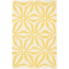 Aster Gold Wool Micro Hooked Rug