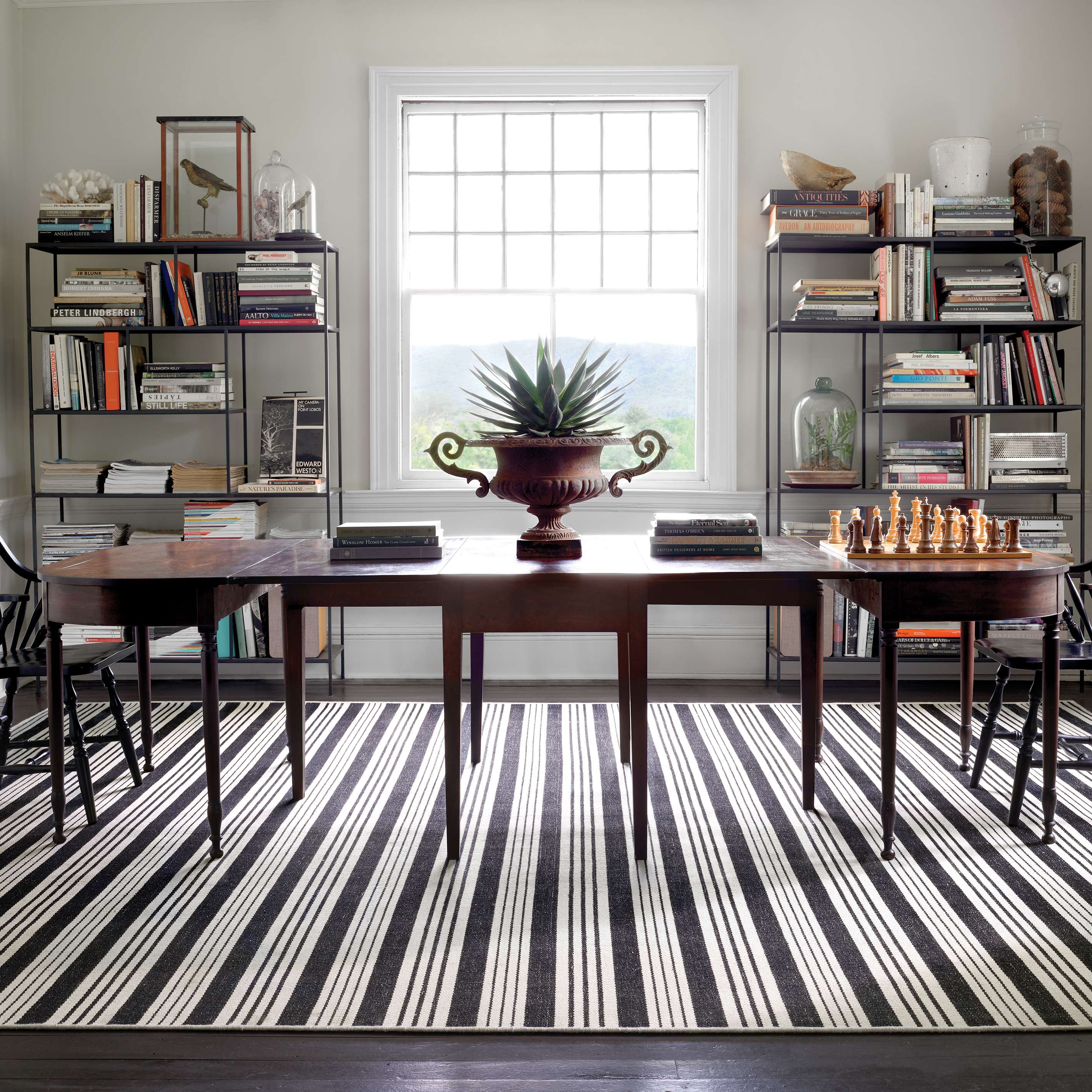 Birmingham Black Indoor/Outdoor Rug, 8x10 - Jes & Gray Living