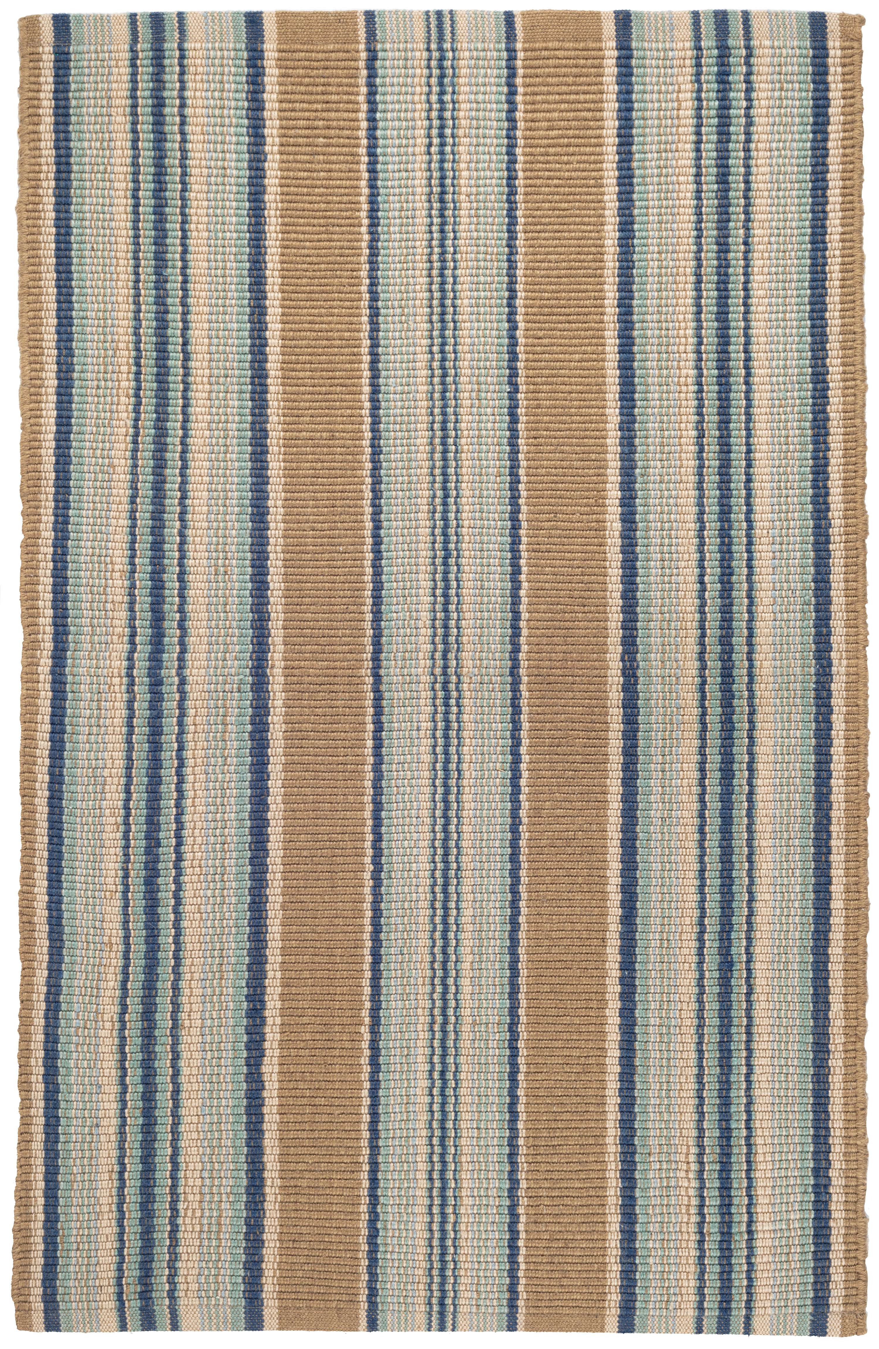 Blue Heron Stripe Indoor/Outdoor Rug Dash & Albert