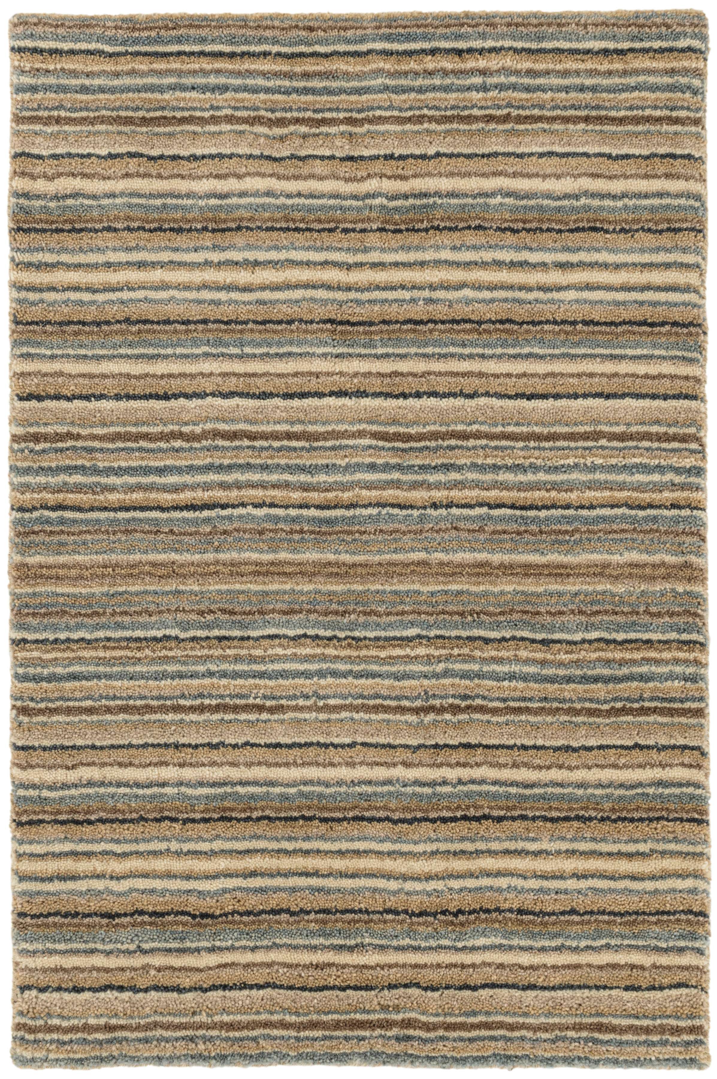Brindle Stripe Mountain Loom Knotted Rug Dash & Albert