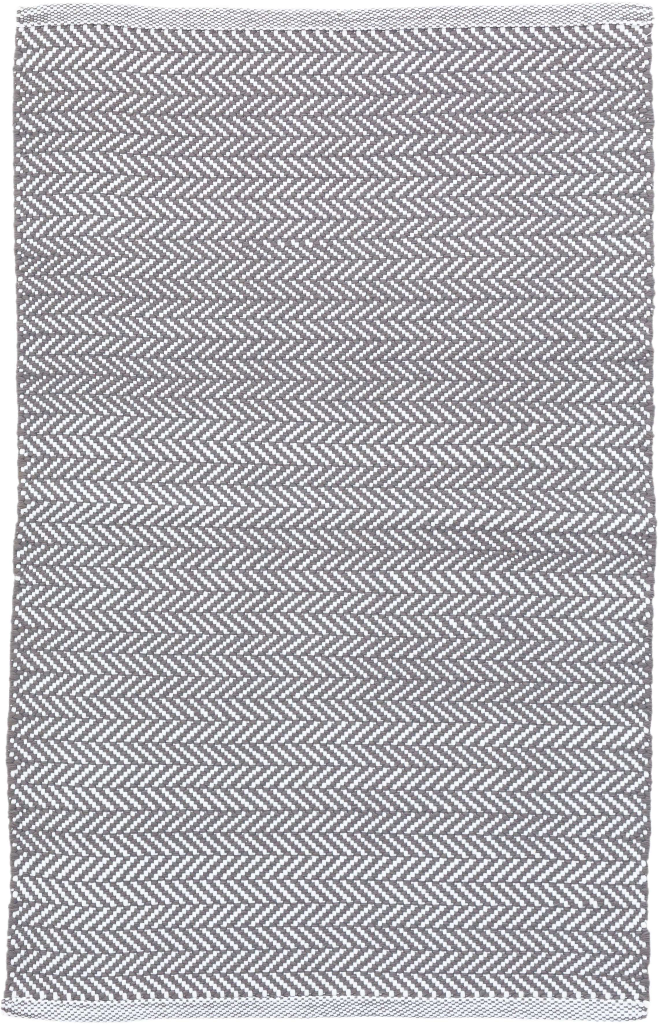 Dash & Albert Herringbone Light Blue/Ivory Indoor/Outdoor Rug 2' x 3