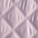 Quilted Silken Solid Pale Lilac Coverlet