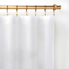 Lush Linen White Curtain Panel