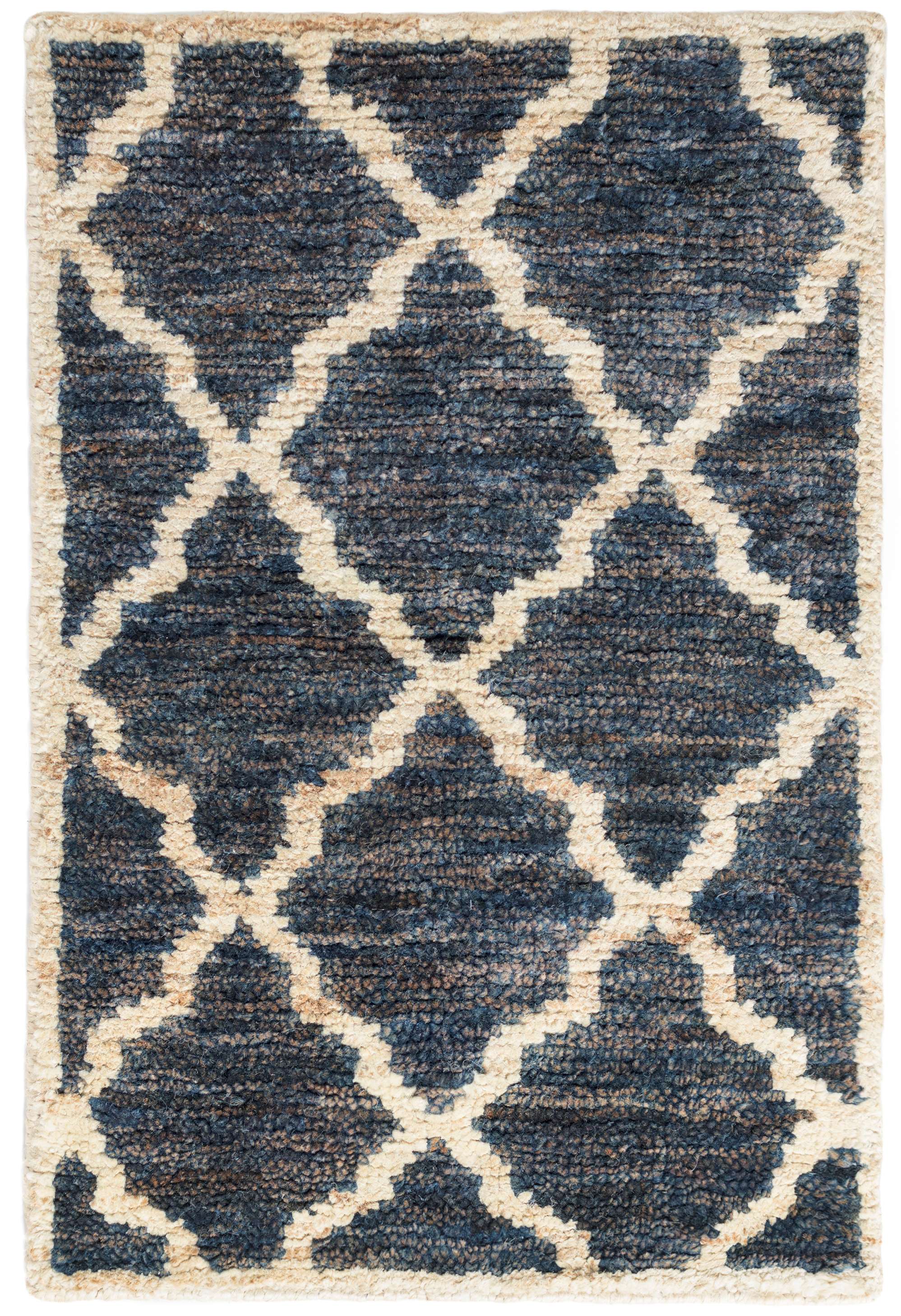 Casablanca Indigo Hand Knotted Jute Rug Dash Albert