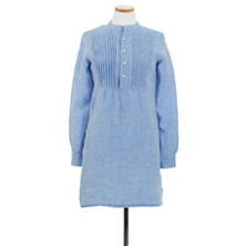 Chambray Pleated Linen French Blue Tunic