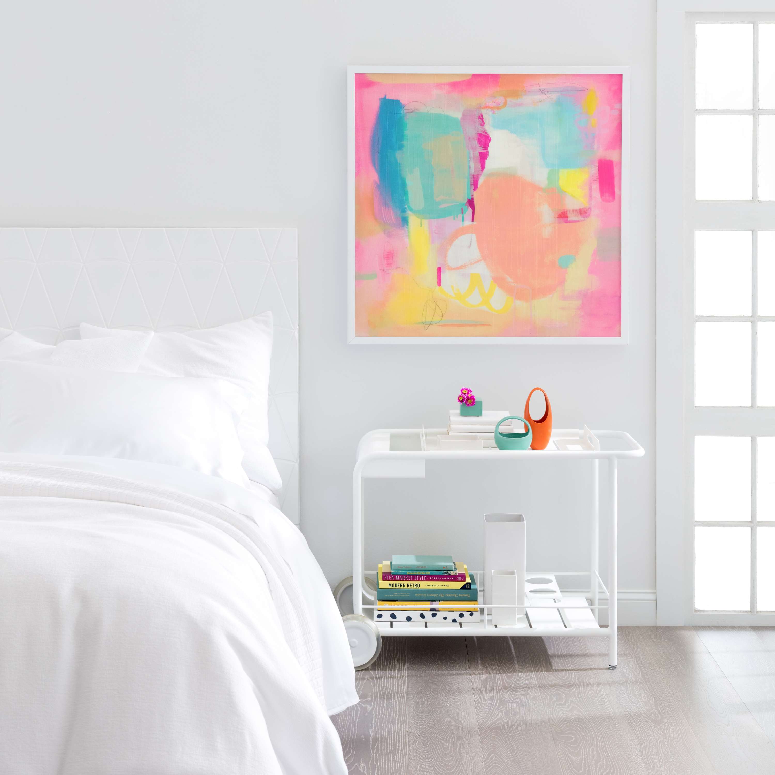 How To Add Pops Of Color To An All White Bedroom Fresh