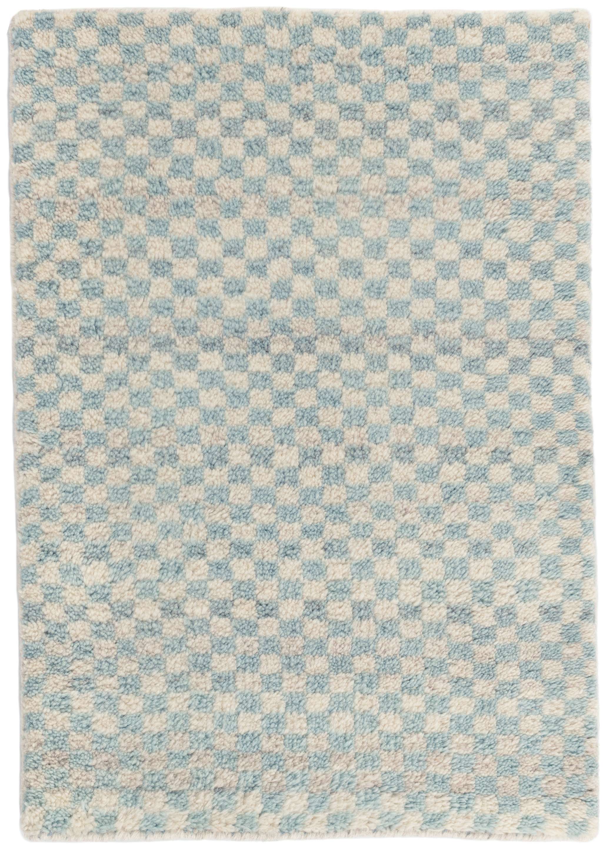 Citra Robin's Egg Blue Hand Knotted Wool Rug Dash & Albert
