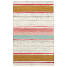 Claire Stripe  Woven Wool Rug