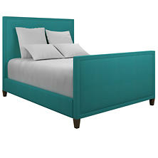 Estate Linen Turquoise Colebrook Smoke Bed