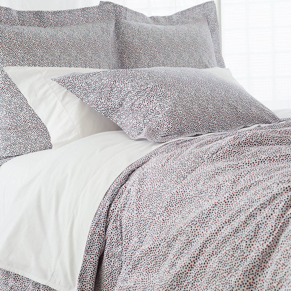 Confetti Red/Blue Duvet Cover | The Outlet