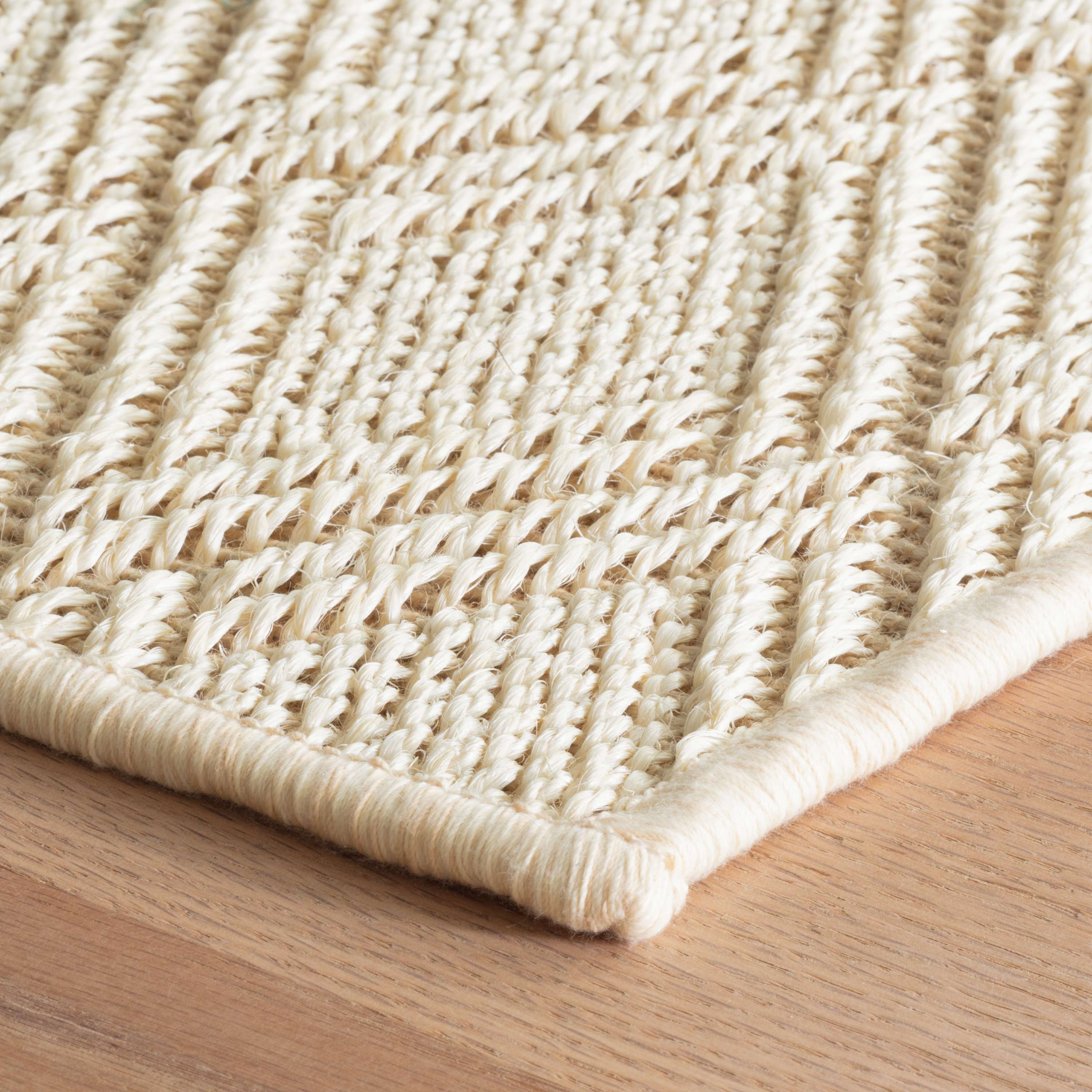 Koventry Wool-Sisal Rug, Diamond Pattern Rug