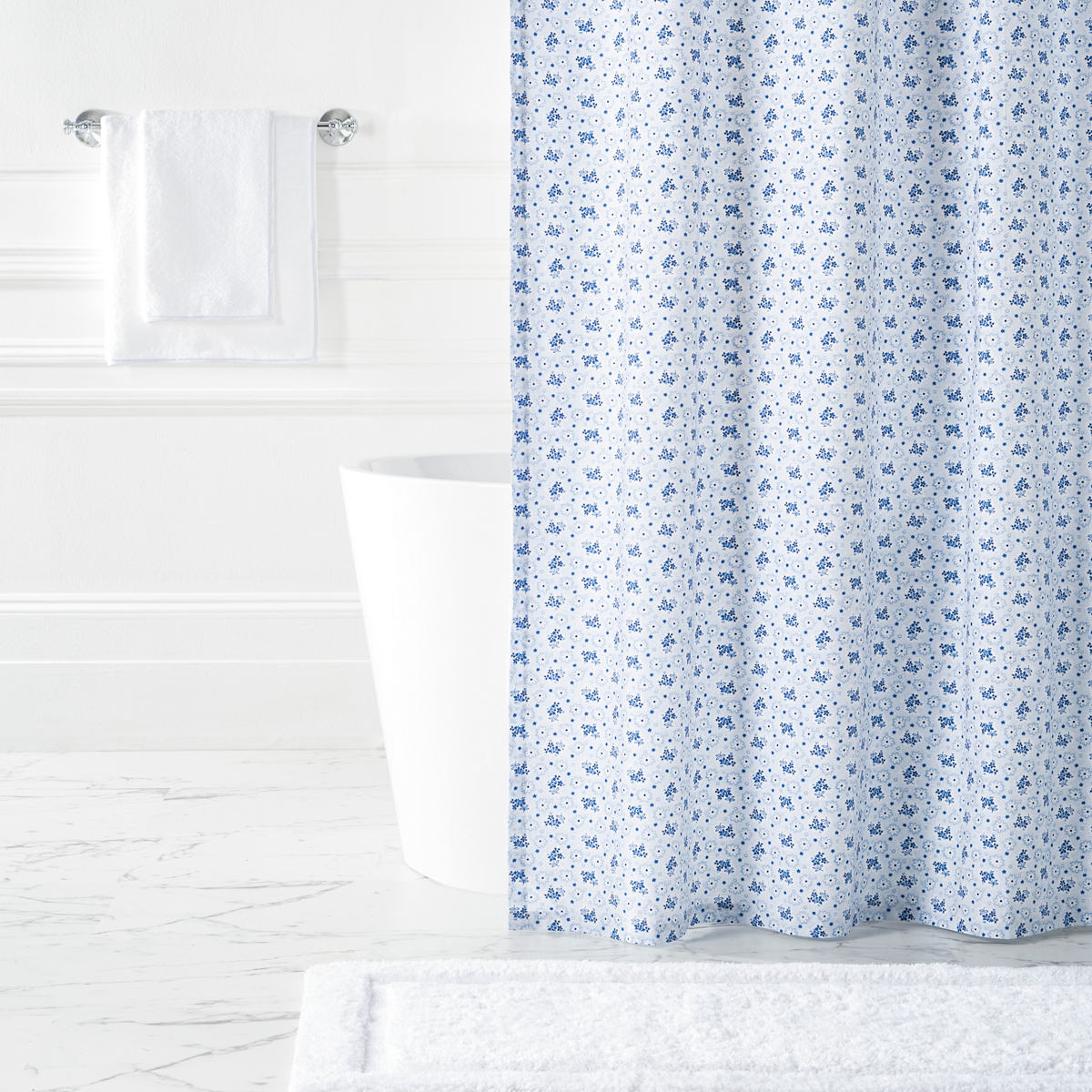 Ditsy Fl Shower Curtain The, 108 Shower Curtain Fabric By The Yard
