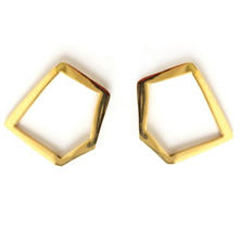 Ferguson Gold Front Hoop Earrings