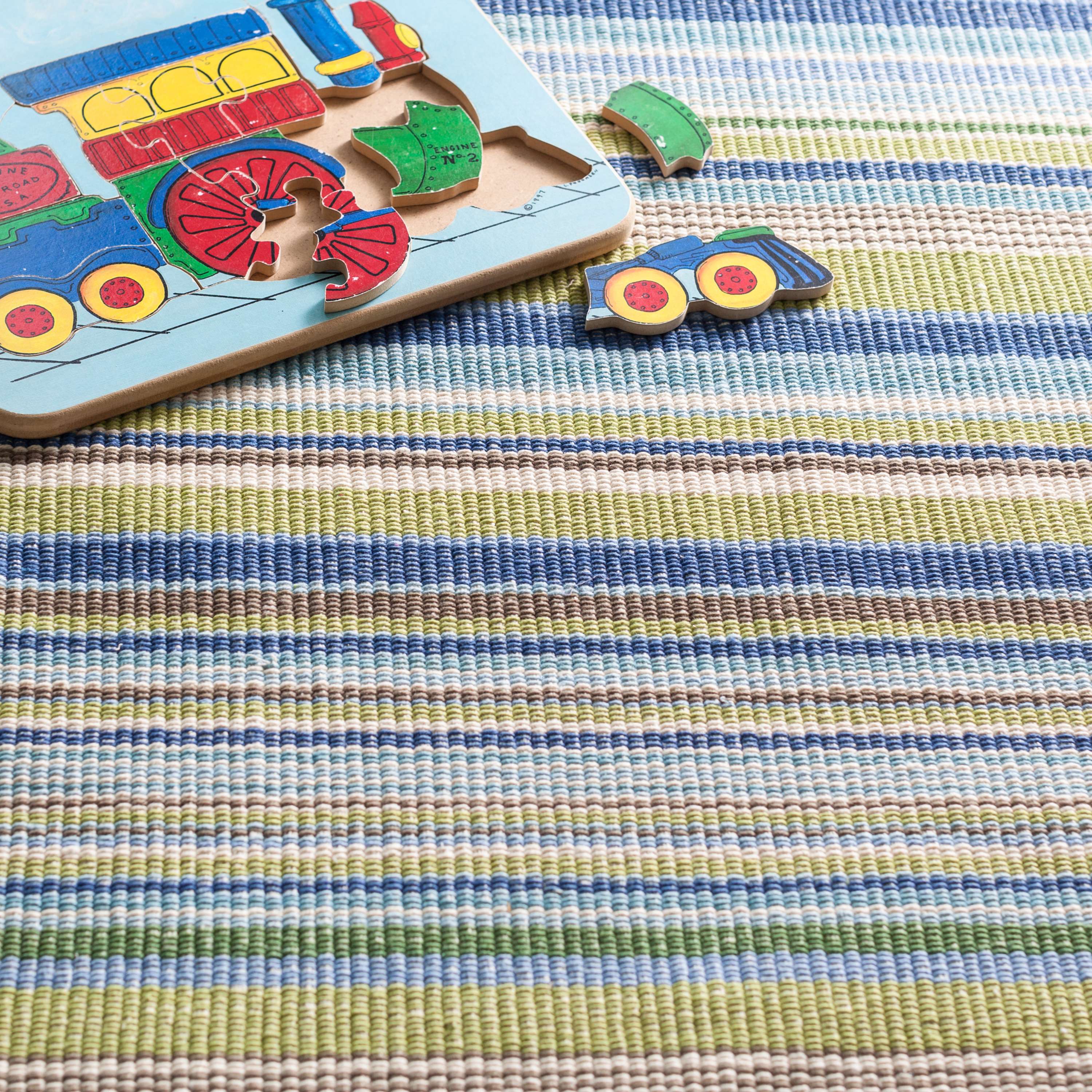 Annie Selke - June 2023 Catalog - Fisher Ticking Handwoven Cotton Rug