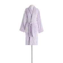 Frosted Fleece Violet Shortie Robe