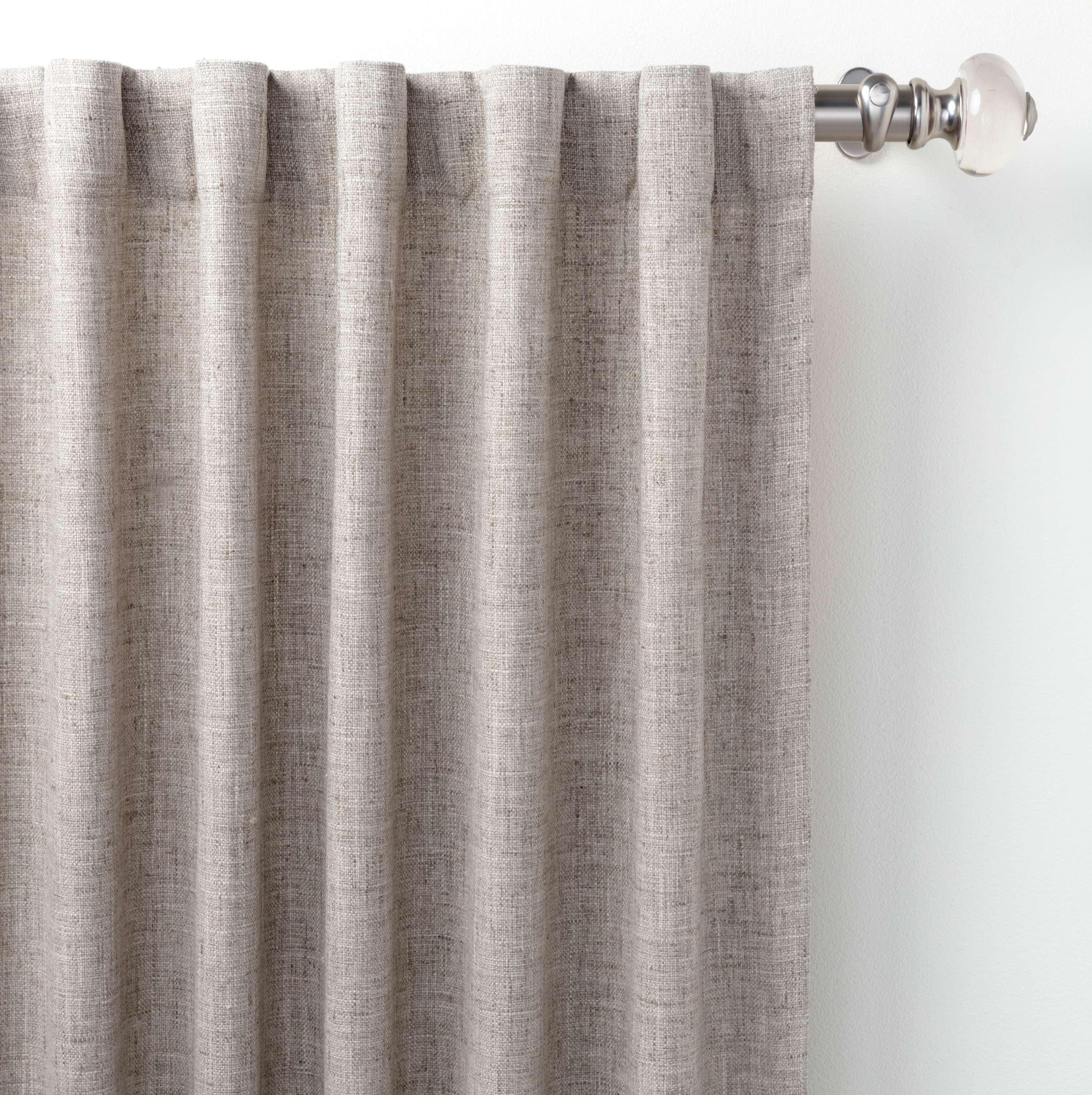 Greylock Grey Indoor Outdoor Curtain Panel