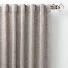 Greylock Grey Indoor/Outdoor Curtain Panel