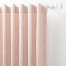 Greylock Soft Pink Indoor/Outdoor Curtain Panel