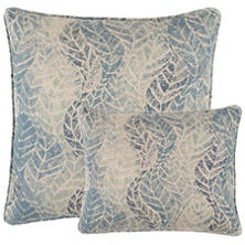 Grove Linen Blue Decorative Pillow