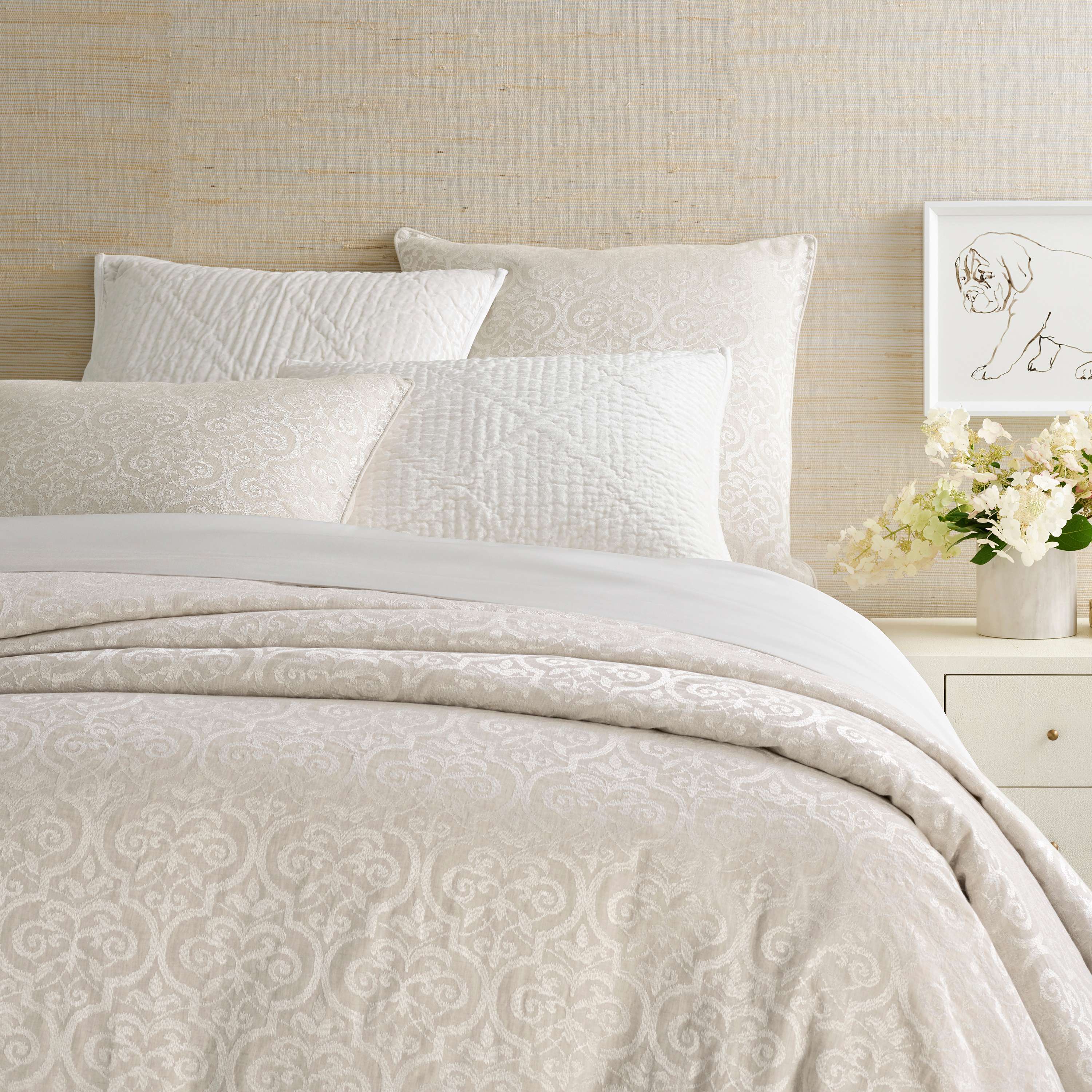 ivory duvet cover queen