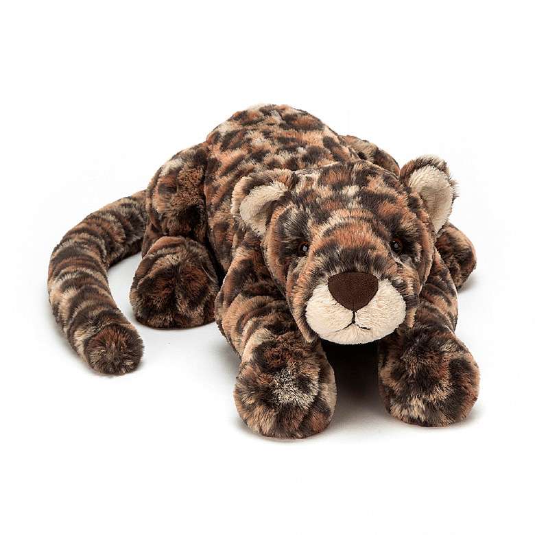 pink cheetah stuffed animal