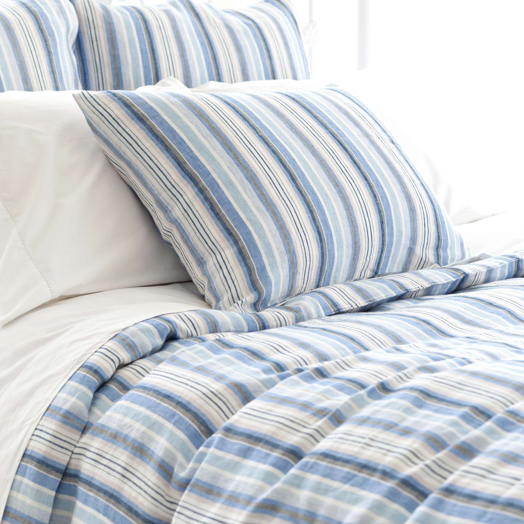 Honfleur Linen Sham Pine Cone Hill