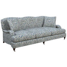 Ines Linen Blue Litchfield 3 Seater Sofa