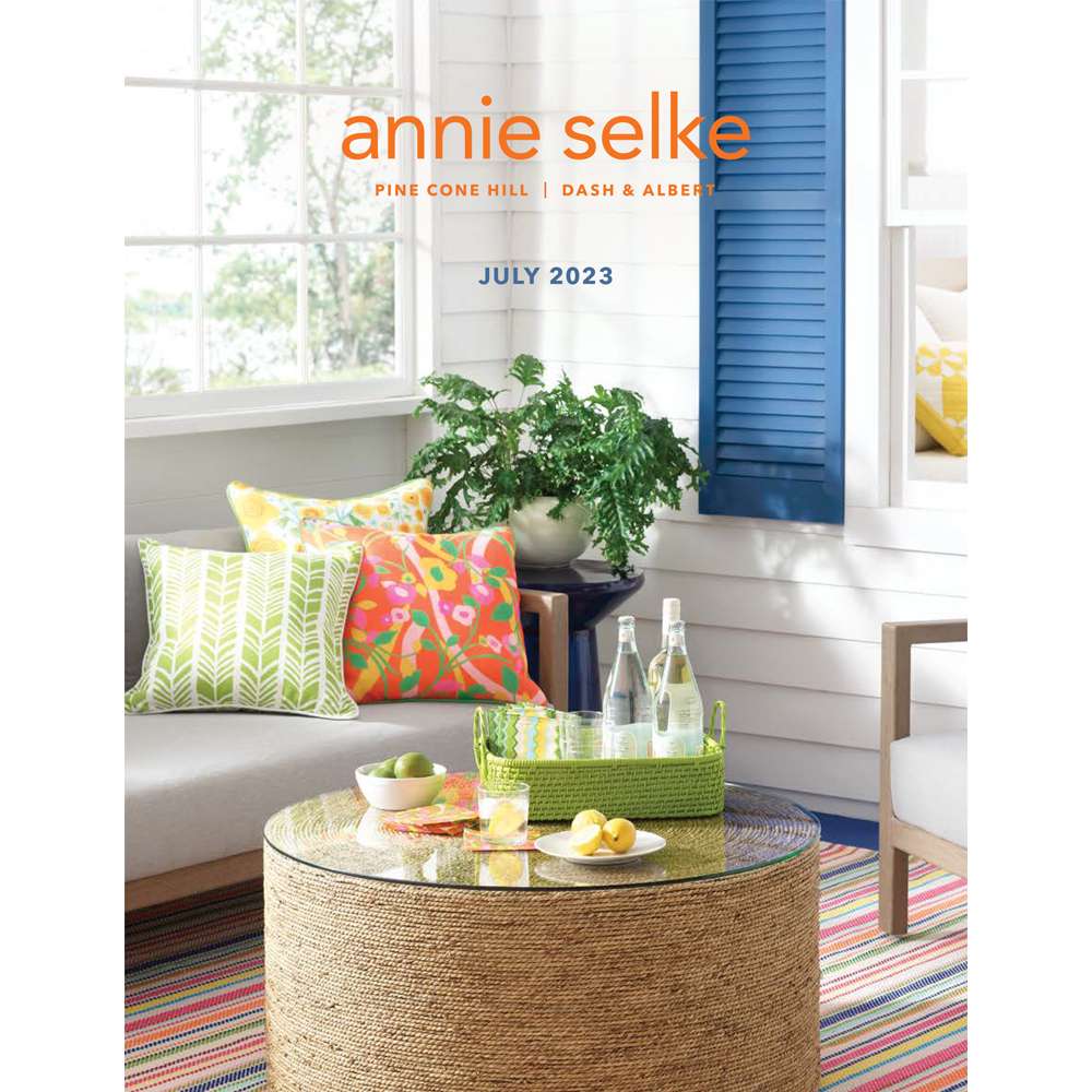Annie Selke - August 2023 Catalog - Cat's Paw Blue Hand Micro