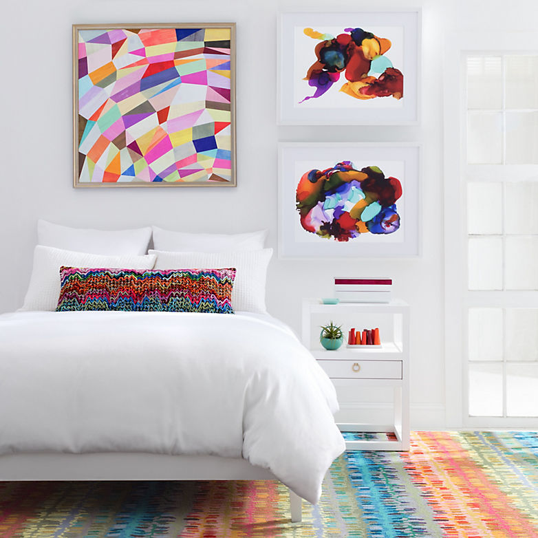 How to Add Pops of Color to An All-White Bedroom | Annie Selke's Fresh American Style