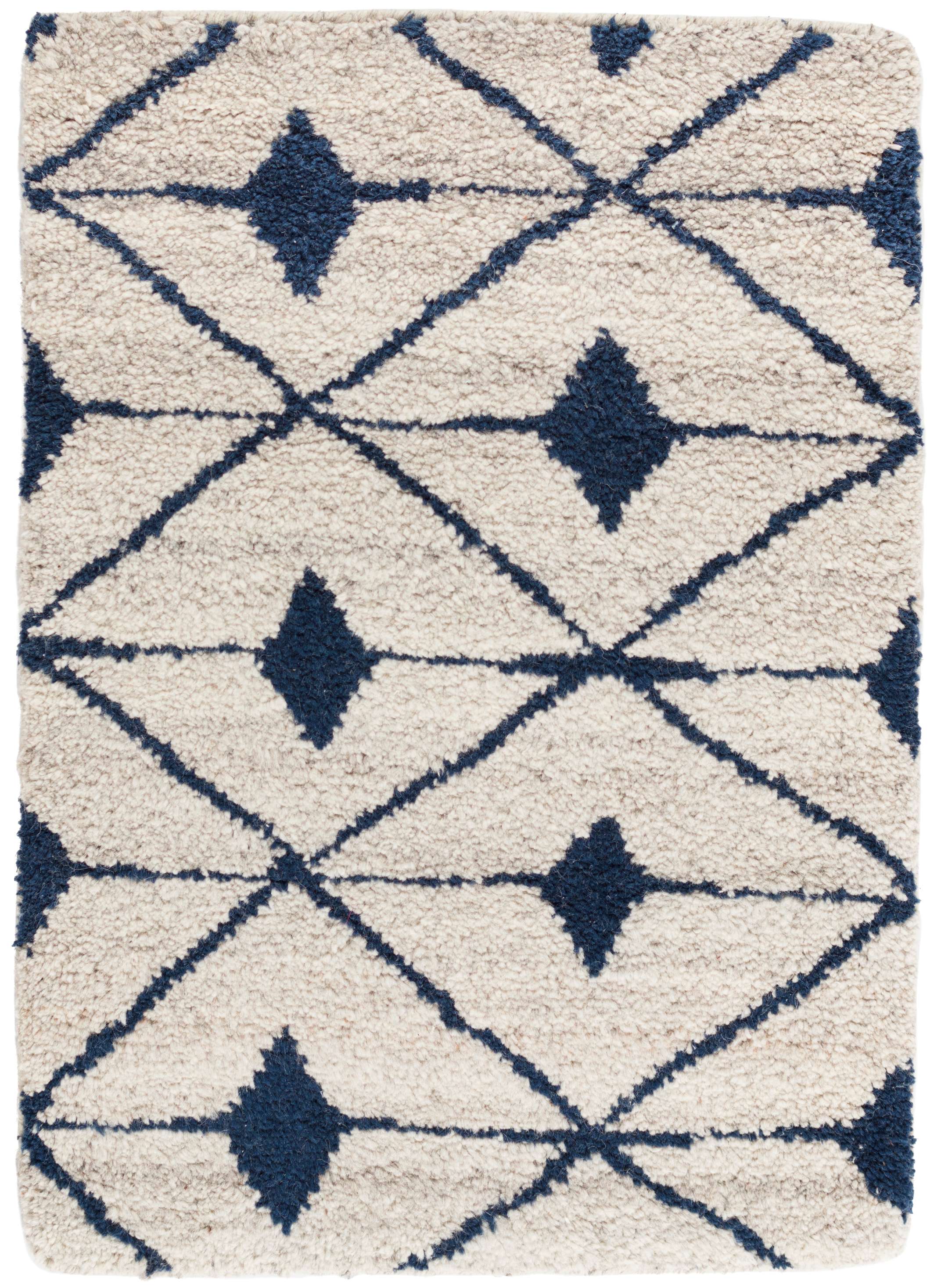 Kenitra Indigo Hand Knotted Wool Rug Dash & Albert