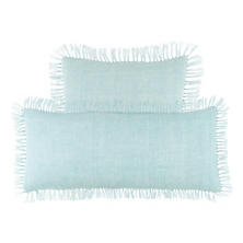 Laundered Linen Sky Decorative Pillow