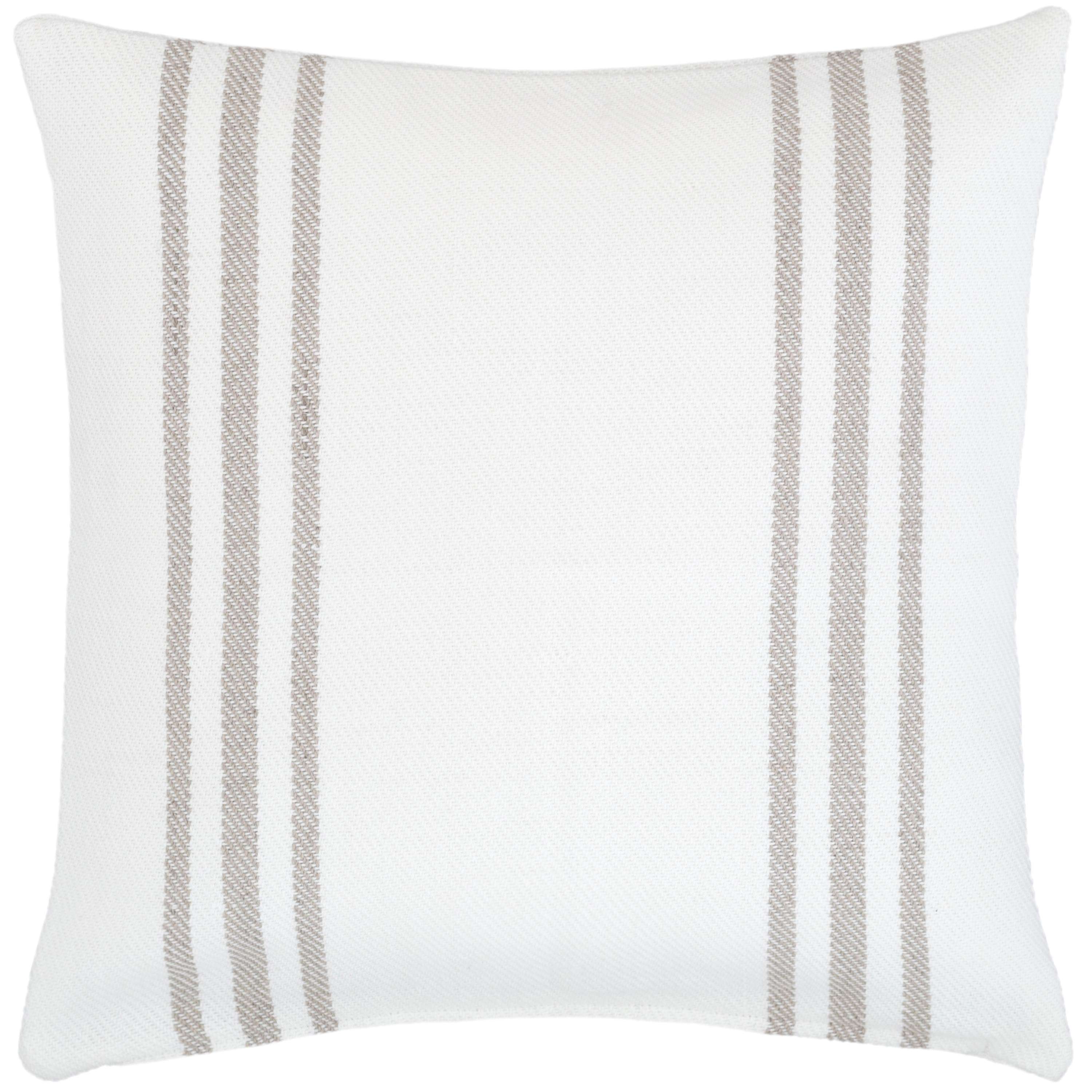 white outdoor pillow