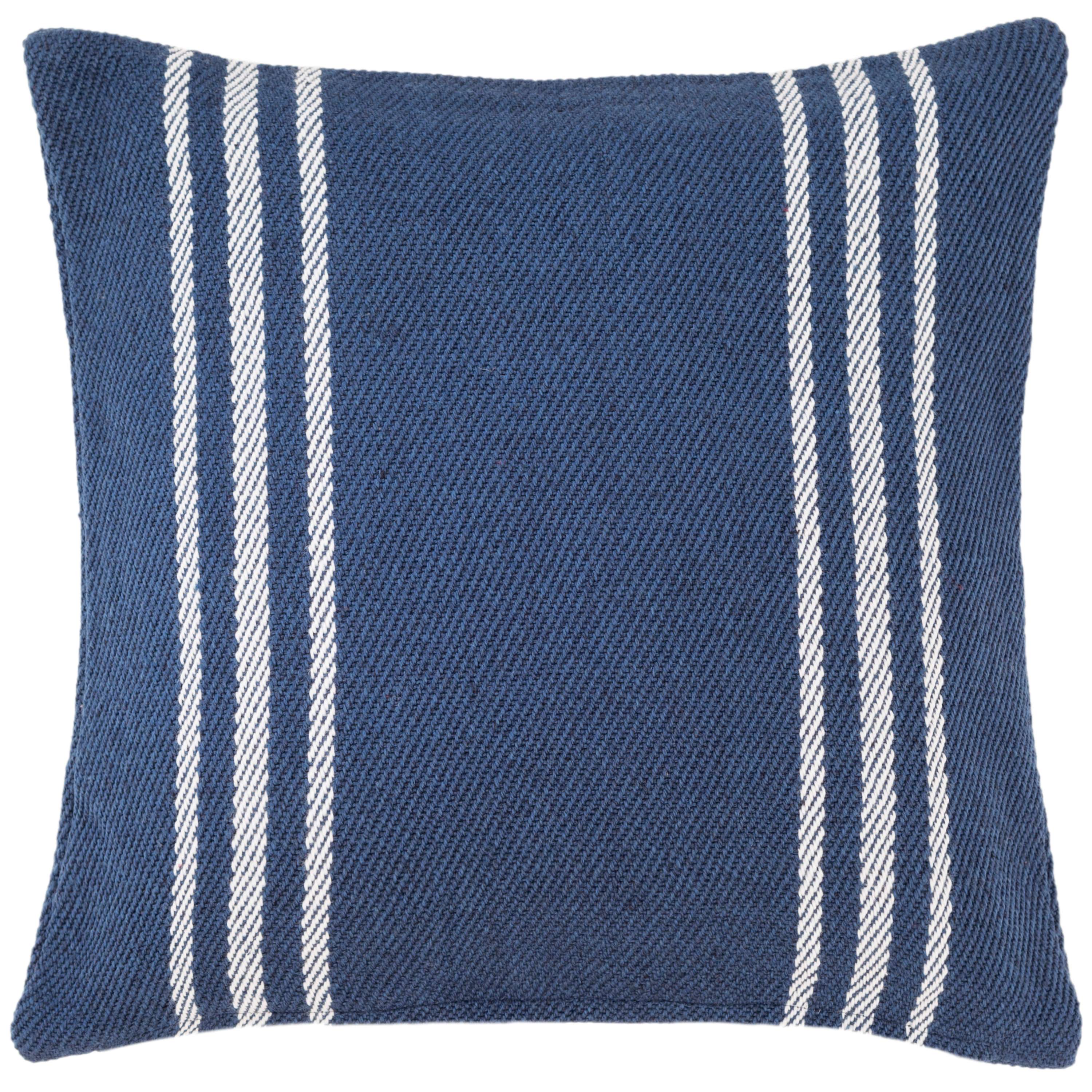 Lexington Navy/White Indoor/Outdoor Pillow Fresh American