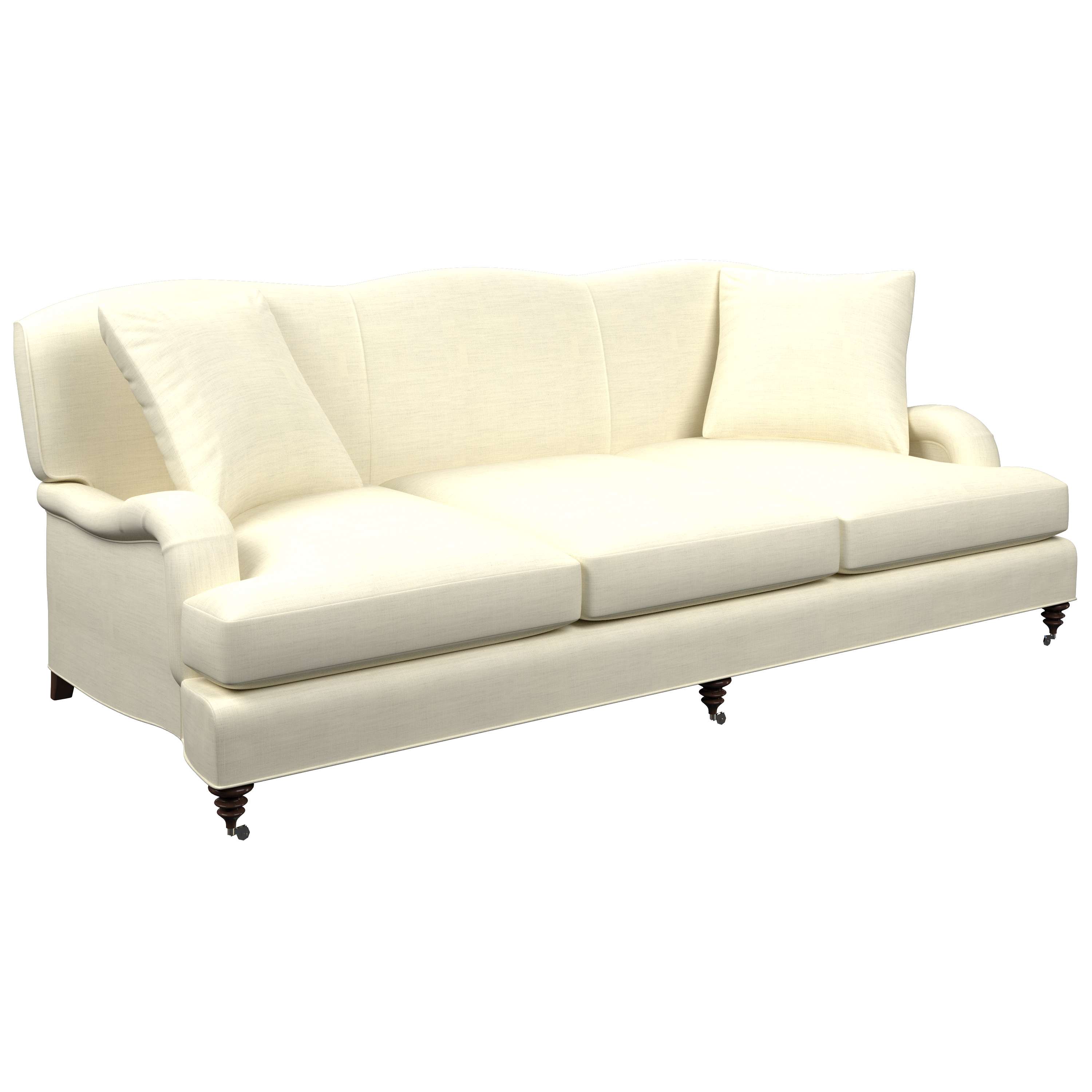 Estate Linen Ivory Litchfield 3 Seater Sofa Furniture