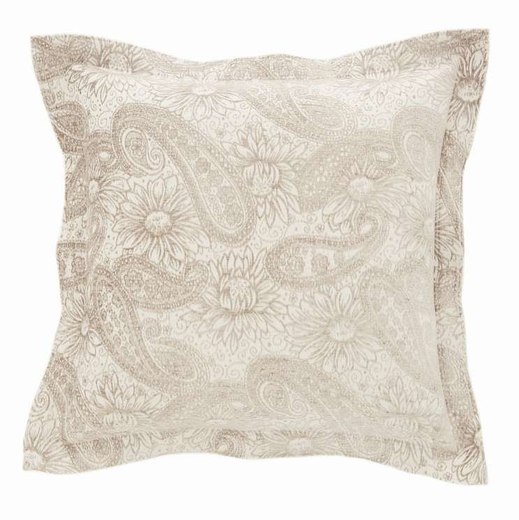 Ivory Paisley Pillow Covers Shams And Pillow Shams Pine Cone Hill