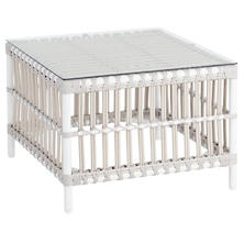 Mamau Dove White Outdoor Side Table