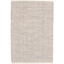 Marled Grey Woven Cotton Rug